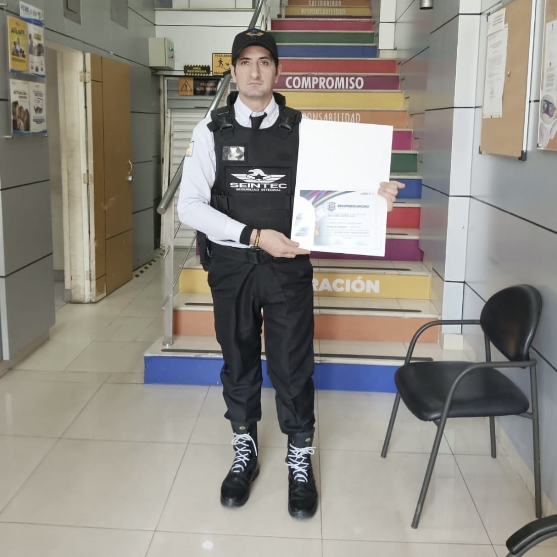 reconocimiento al personal de seguridad calificado